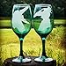 Beetlejuice Wine Glasses, hand engraved, Adam and Barbara wedding glasses, Hand Engraved glasses