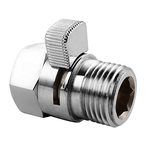 image for Water Flow Control Valve, Suyar Brass Shower Shut Off Valve Water Flow