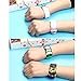SOTOGO 12 Pcs Slap Bracelets Party Reversible Sequin Bracelet 24 Color Decorative Charm Mermaid Bracelet for Party Favors, Birthday and Gifts