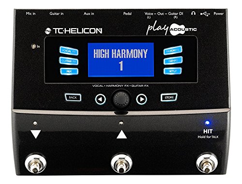 TC Helicon Play Acoustic Vocal Effects Processor Bundle with (2) 20' XLR Cables