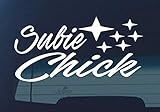 Subie Chick Girl Sticker Decal Girl Chick Subaru Jdm Drift Car