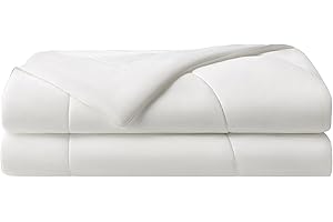 REST® Evercool® Cooling Comforter, Good Housekeeping Award Winner for Hot Sleepers, All-Season Lightweight Blanket to Quickly Cool Down While Stay Warm All Night, Arctic White - Twin/Twin XL 68" x90”