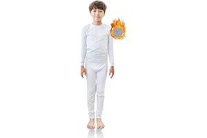 TINFL by Vaenait 4-14 Years Boys Kids Aeroheat Thermal Underwear Base Layers Warm Fleece Lined Pajama Long John Set