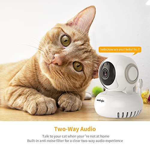 WiFi Camera, UNIOJO 1080P Security Camera, with Motion Detection, Two