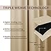 NICETOWN Thermal Room Darkening Draperies Curtains, Thermal Insulated Grommet Room Darkening Drape Panels for Bedroom (Biscotti Beige, 2 Panels, W42 x L72 -Inch)