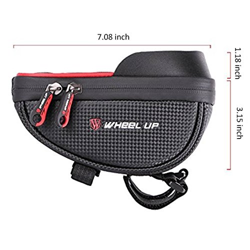 Bike Phone Bag for iPhone Samsung Galaxy 6.0 Inch Multifunctional Sensitive Waterproof Touch Screen for Android and iOS Phones Great for Outdoor Biking Sports & Mountain Bike