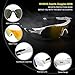 RIVBOS Polarized Sports Sunglasses Driving Sun Glasses for Men Women Tr 90 Unbreakable Frame for Cycling Baseball Running Rb831 (White&Black)