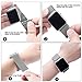 yamen Compatible for Apple Watch Band 42mm 44mm Milanese Loop for iwatch Band Series 2 Series 3 Series 4 Silver