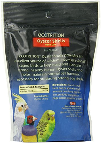 Ecotrition Oyster Shells Bone Care for Birds, 10 Ounces (C212)