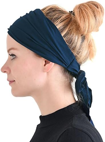 Casualbox Pre Tied Headband Boho Hair Band Summer Mens Womens