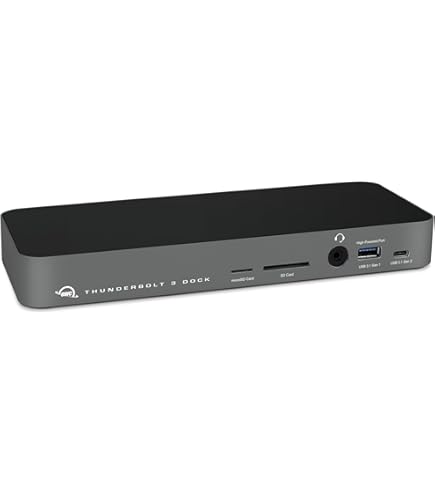 その他 OWC Thunderbolt 3 Dock Amazon.com: OWC 13 Port Thunderbolt 3 Dock, Space Gray : Electronics