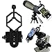 Universal Mobile Phone Holder,Spotting Scope Cellphone Adapter Mount- Universal Digiscoping Binocular, Telescope, Microscope, Monocular etc