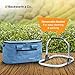 Beckworth & Co. SmartFold Picnic Basket - Foldable Collapsible Insulated Picnic Basket 32L - Blue