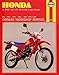 Haynes Honda XL/XR: 80, 100, 125, 185, 200cc 78-87 Repair Manual 566