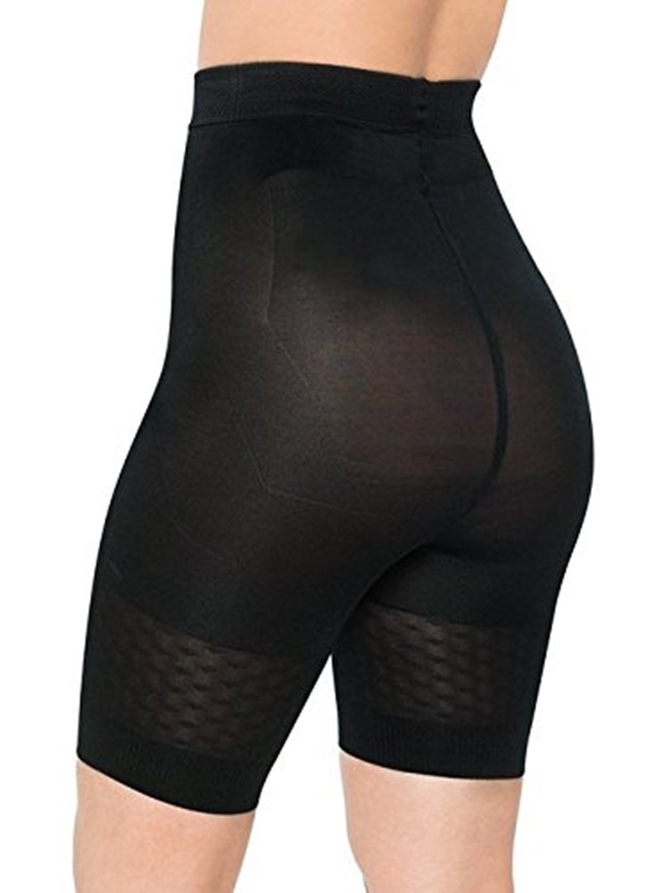 JML Womens Comfy Belvia Slimming Shorts Underwear Shapewear Medium Black