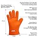 Winrida Heat Resistant Silicone BBQ Gloves for Cooking Baking Barbeque Potholder