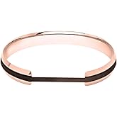 Zuo Bao Steel Bracelet V Groove Cuff Bangle