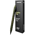 Everyman OD Green Super Matte Grafton Pen, Aluminum Pocket-Size Writing Utensil, Luxury EDC Premium and Bold Point Ballpoint Pens, Office Supplies, Fine Point, Smooth Writing Pen with Grooved Grip