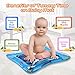 Baby Inflatable Tummy Time Water Mat, Fun Water Mat Activity Center for Infants&Toddlers,Premium Safety LeakProof Water Filled Playmat,Promotes Visual Stimulation,Movement & Motor Skills