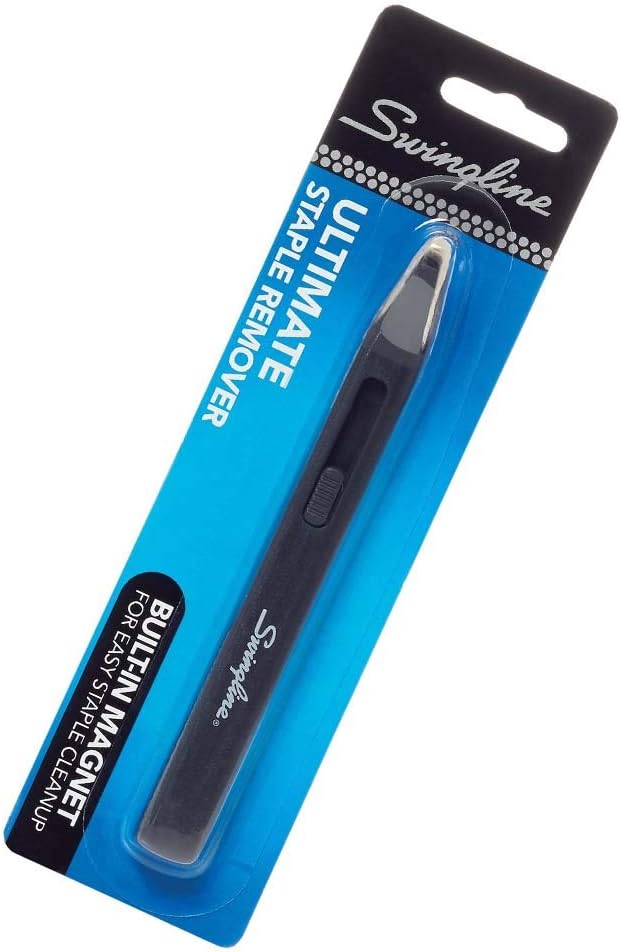 Swingline Staple Remover, Blade Style, Built-in Magnet, Ultimate, Black (S7038121) : Office Products