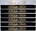 7 Piece Bachelorette Party Sash Set: 6 x Bride Tribe in Gold Letters on Black, 1 x Bride to BE in Gold Letters on White (Party Favors for Hen Party, Bridal Shower & Wedding Decorations)