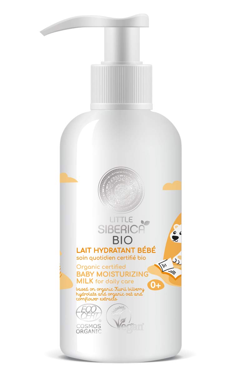 Natura Siberica Little Siberica. Organic Certified Baby Moisturizing Milk for Daily Care, 250 ml
