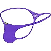 ChaoGii Men's Thong Underwear G-String Bulge Pouch Bikini T-back Underwear Low Rise Brief