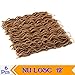 LEEONS 6Packs/Lot 12'' Wavy Faux Locs Crochet Synthetic Braiding Hair Pre-loop Crochet Braids Soft Curly Faux Locs Hair Extensions Braids Dreadlocks 20Roots/PCS(12inch,#27)