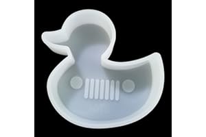 Fuehbur Cute Duck Freshie Mold, Silicone Mold Oven Safe for Freshies Baking Aroma Beads - DIY Handmade Car Freshies Soap Resin Mold【Upgraded Soft Material】