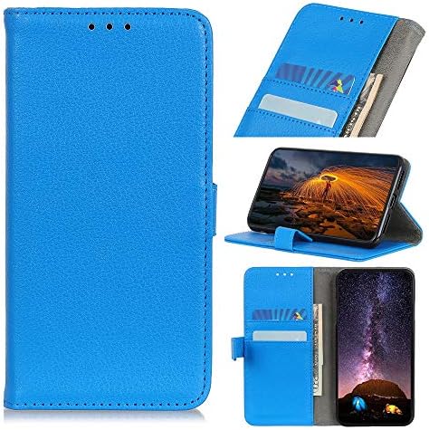 Torubia Case Compatible with Alcatel 1S 2019 Wallet Leather Case with Protective Durable Leather case Shell Folio flip Cell Phone Cover Bag with Card Slots,Cash Pocket,Blue
