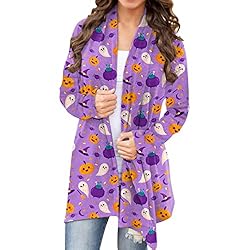 HUCHPI Womens Fair Isle Sweaters Cardigan For Women