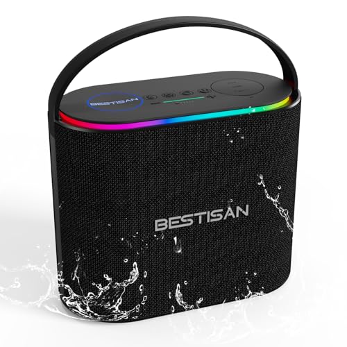 BESTISAN Bluetooth Speaker Portable TWS 50W Subwoofer