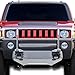 Ferreus Industries Polished Stainless Circle Punch Grille Grill Insert Trim fits: 2005-2010 Hummer H3 TRK-132-03