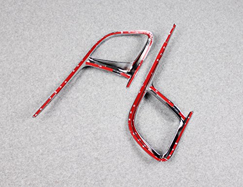 Beautost Fit for Toyota Highlander 2015 2016 2017 2018 2019 Chrome Rear Fog Light Lamp Cover Trim