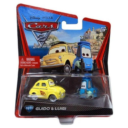 Disney Pixars CARS 2 Movie 155 Die Cast Car #10 11 Guido Luigi by Mattel