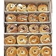 Elie's 10 Blueberry, 10 Plain 10 Cinnamon raisin and 10 Sesame Bagels- 40 total individually wrapped Extended shelf life Bagels