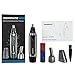 Zoommate Professional Nose Hair Trimmer, Powerful Waterproof Nose Ear Hair Trimmer for Men, Wet/Dry Use Nose Clippers with LED Light, Battery Operated(Included an AA Battery)