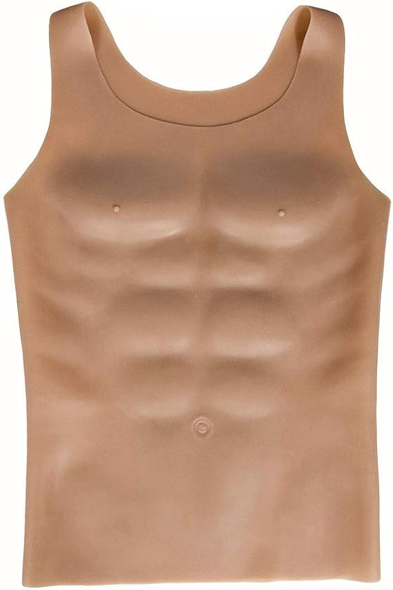 Fake Chest Muscle Props Eight Abdominal Muscles Silicone Muscle Form Fake Muscle Chest False