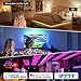 SOLMORE Smart WiFi LED Strip Lights Compatible with Alexa, Google Home 32.8ft RGB 5050,16 Million Colors Phone App Controlled Music Light Strip for Home, Kitchen, TV, Party