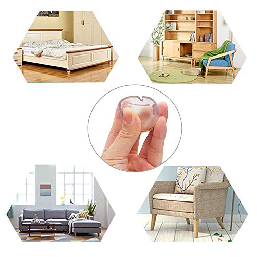 Chair Leg Caps Furniture Feet Chair Covers Protectors Silicone Floor Protectors Furniture Table Feet Covers (1" to 1-3/16", Round-32pcs)
