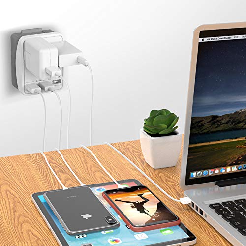 image for World Travel Adapter Kit, Justcool Universal Power Plug Adapter With 3