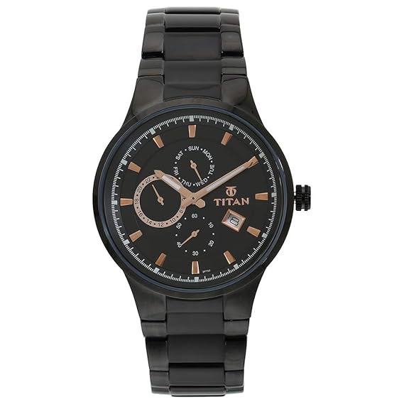 Buy Titan Gents Classique Analog Black Dial Men's Watch at Amazon.in