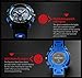 LIGE Electronic Led Display Sport Watch Kids Black Blue