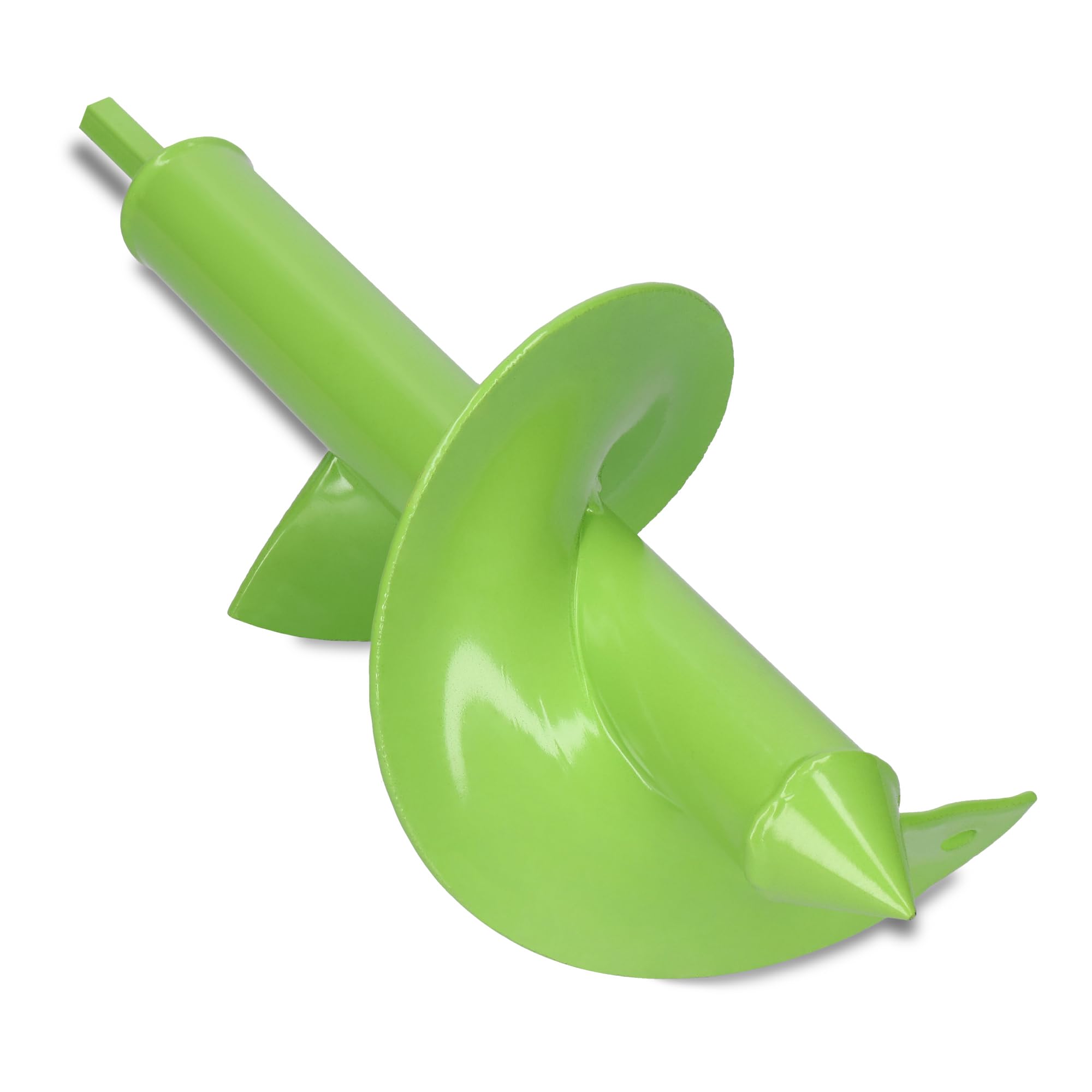 WERHE Soil auger for drill 100 mm Ø, 300 mm length - Garden auger for cordless screwdriver for planting, flower and hole digging - Digging tool for garden