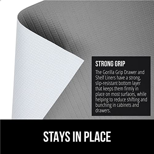 Gorilla Grip Drawer and Shelf Liner for Slip Resistant Non