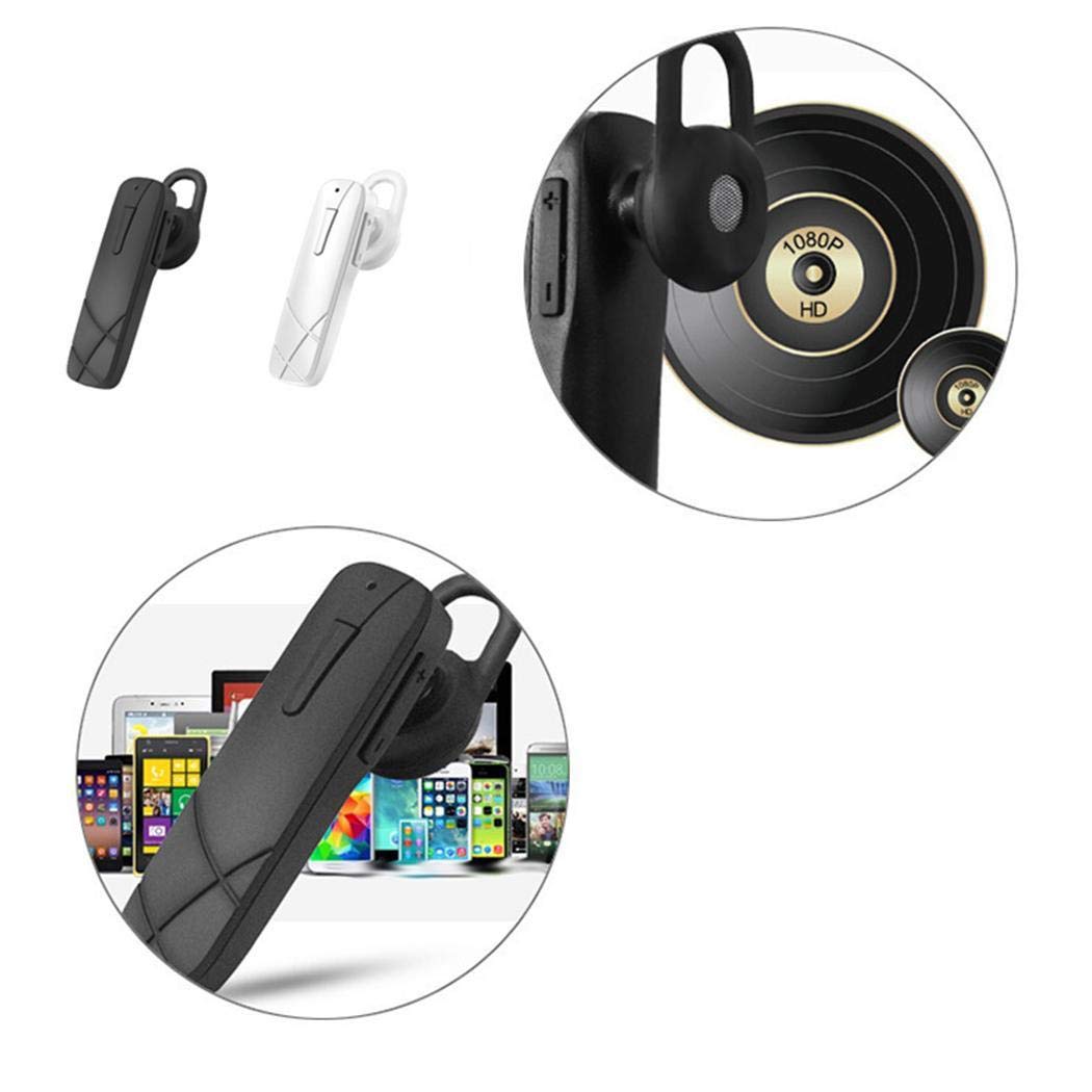 Pinsparkle Wireless Bluetooth Headset Stereo in-Ear Earphone Hands-Free for Car Driving Earbud Headphones