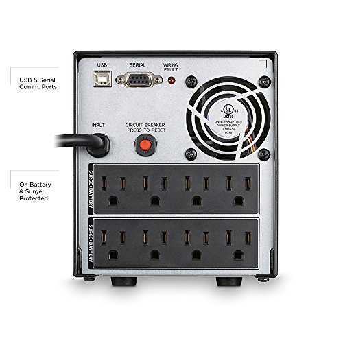 CyberPower OR1500PFCLCD PFC Sinewave UPS 1500VA 1050W PFC Compatible Tower