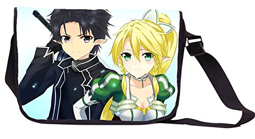 Siawasey Sword Art Online Anime Kirigaya Kirito Messenger Bag Backpack Shoulder Bag - Image 126