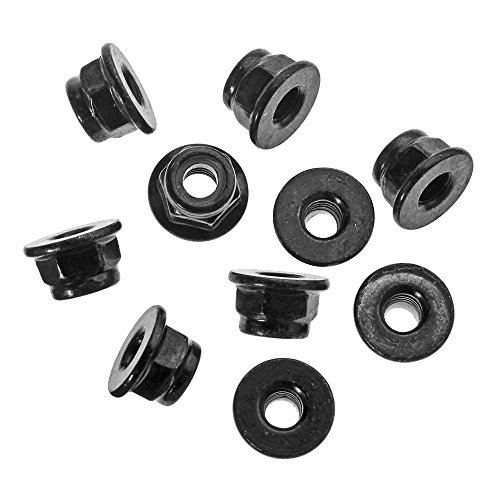 Axial AXA1045 Nylon Locknut (10-Piece), M4, Black
