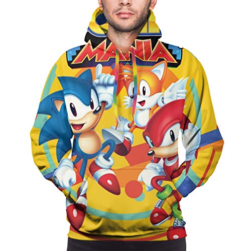 Men's 3D Printed Sonic The Hedgehog Pullover Hoodie Oman Ubuy